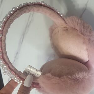 Cozy Pink Pearl Kids Earmuffs